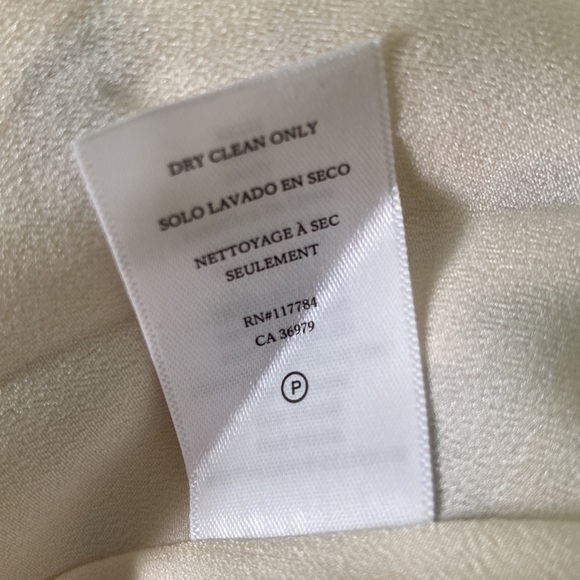 Rails Ora Puma Drawstring Tie Waist Ruffle Draped Cream Rayon Mini Dress - S - Picture 13 of 14